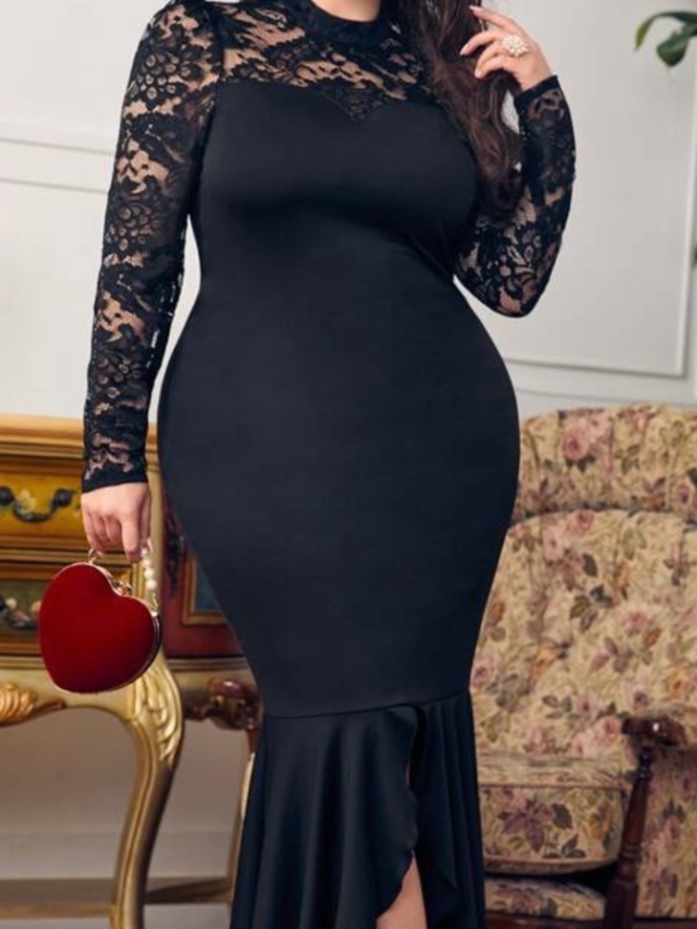 Black Lace Dress
